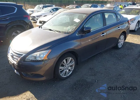2013 Nissan Sentra Sl z USA, uszkodzony, nr VIN 3N1AB7AP4DL676918